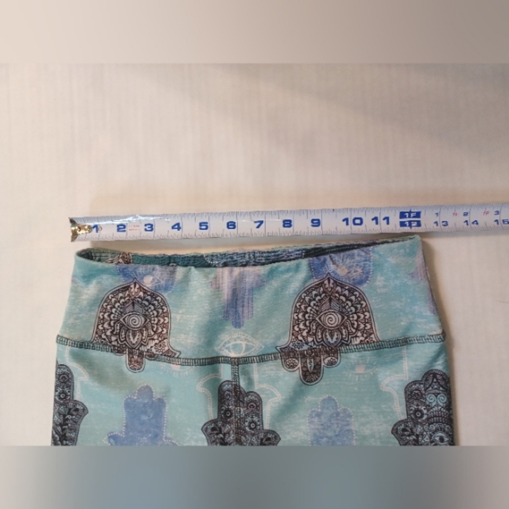 Evolution & Creation Hamsa Yoga Pants Leggings Medium - Picture 6 of 8